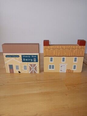 The Cat's Meow 1994 Nursery Series House That Jack Built & Amish Craftsmen, chee
